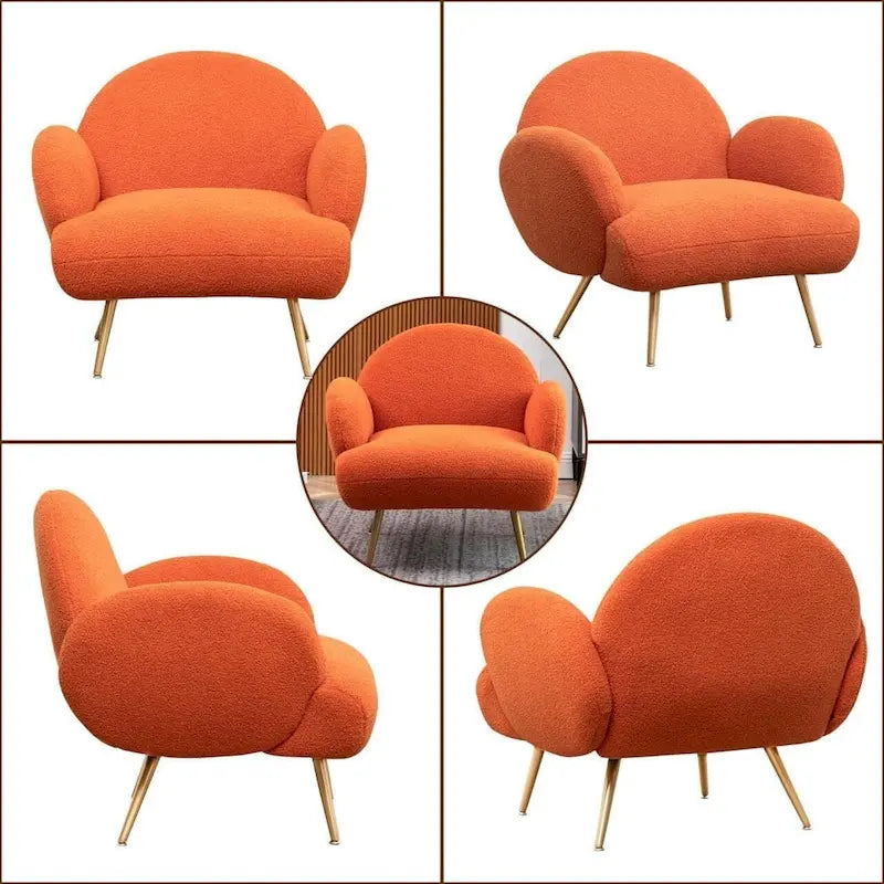 Modern Accent Chair Upholstered Armchair for Living Room, Bedroom