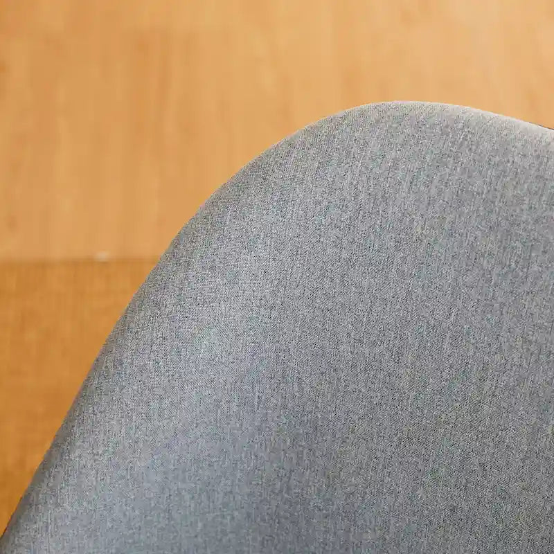 Moderner Esszimmerstuhl aus PU-Leder und Mischgewebe mit Metallbeinen