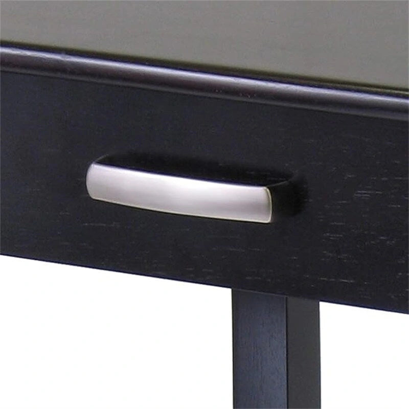 Wood Printer Stand End Table, 20.5"W x 20.5"D x 31.1"H, Espresso