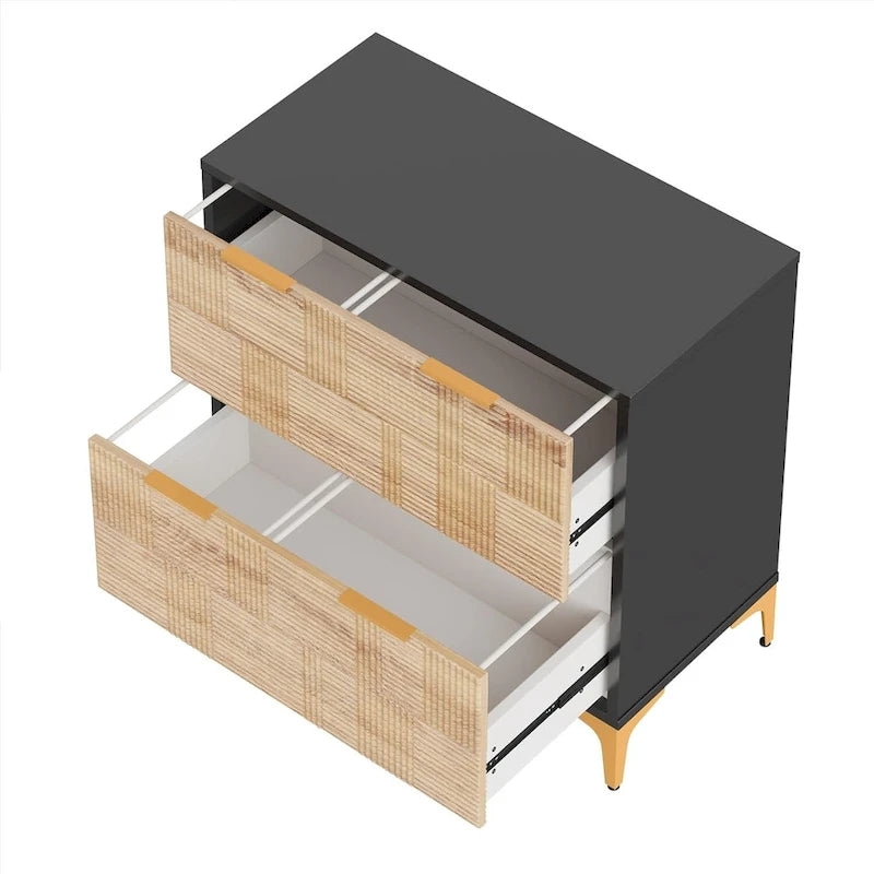 2-Drawer Lateral Filing Cabinet with Adjustable Hanging Bar