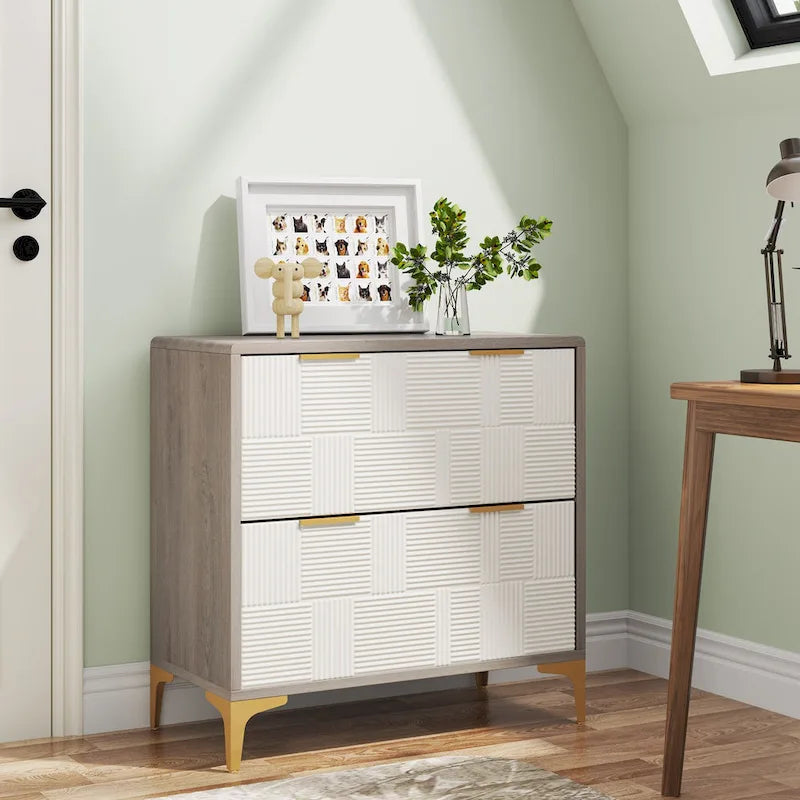 2-Drawer Lateral Filing Cabinet with Adjustable Hanging Bar