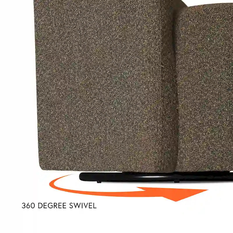 Upholstered Swivel Accent Chair