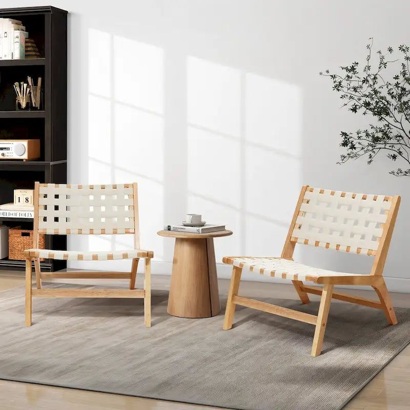 Armless Low-Profile Accent Chair - 28.5 H x 26.3 W x 26.5 D