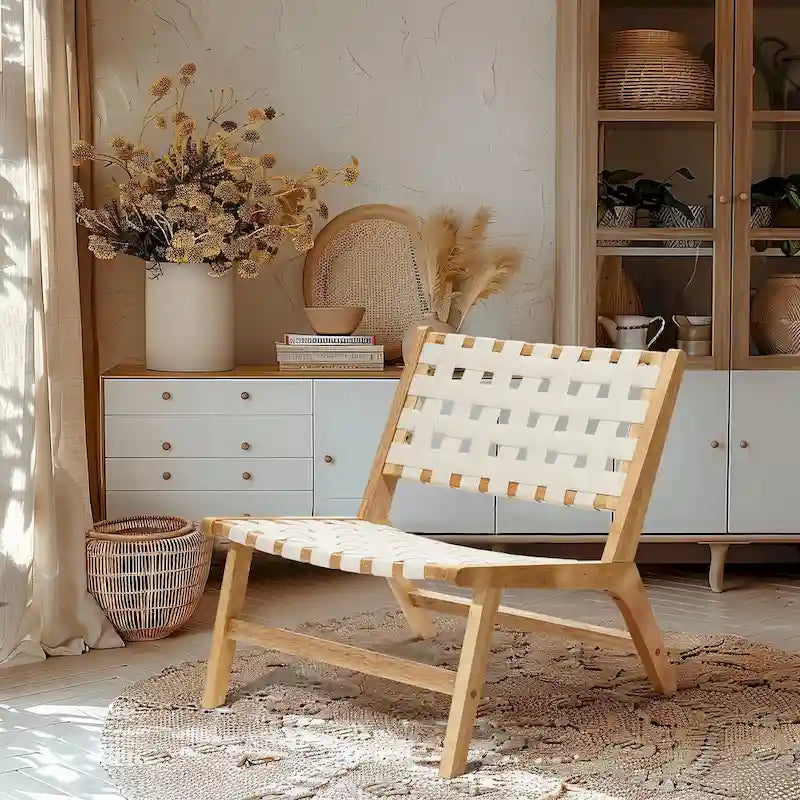 Armless Low-Profile Accent Chair - 28.5 H x 26.3 W x 26.5 D