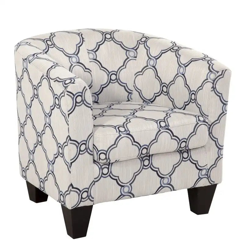 Upholstered Accent Barrel Chair