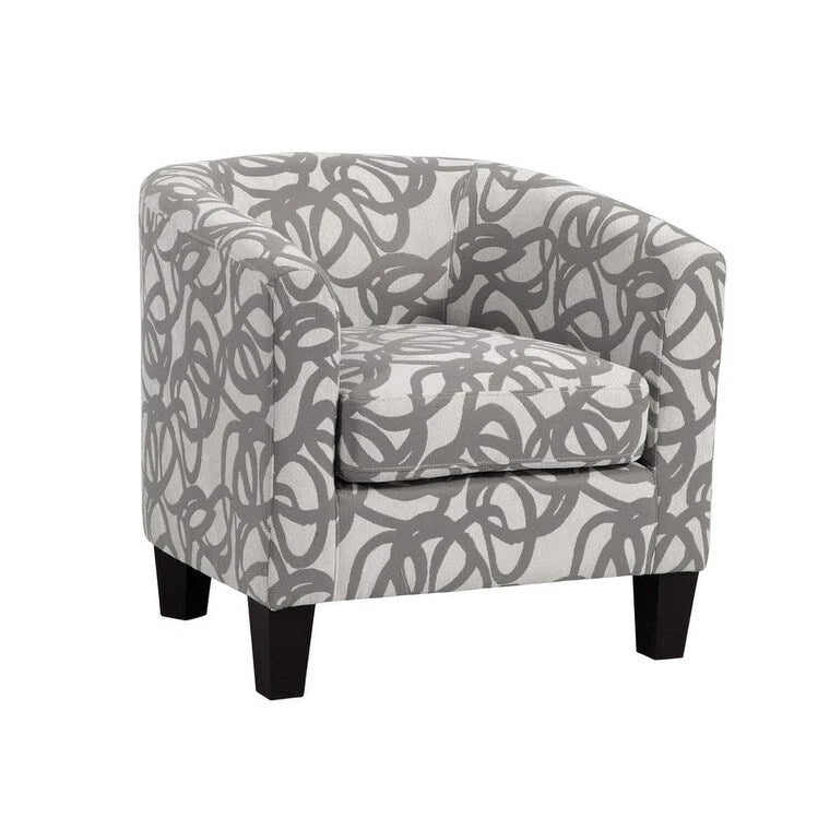 Upholstered Accent Barrel Chair