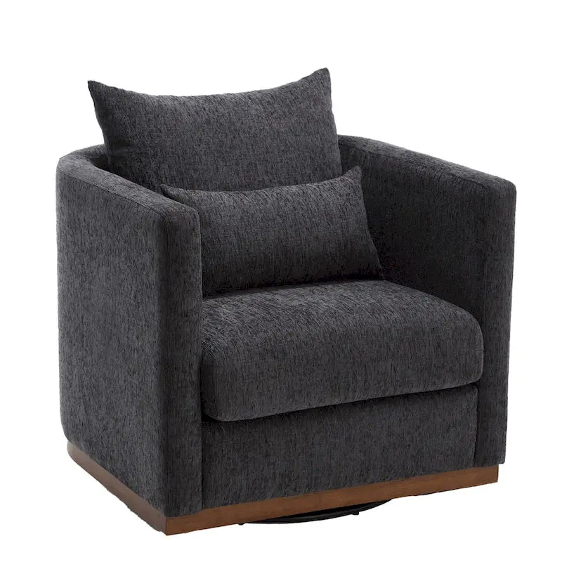 360 Degree Swivel Round Barrel Chair for Living Room