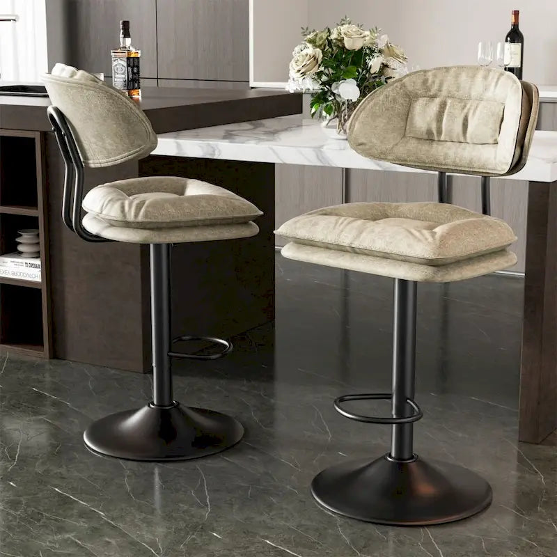 Swivel Bar Stool Adjustable Counter Height