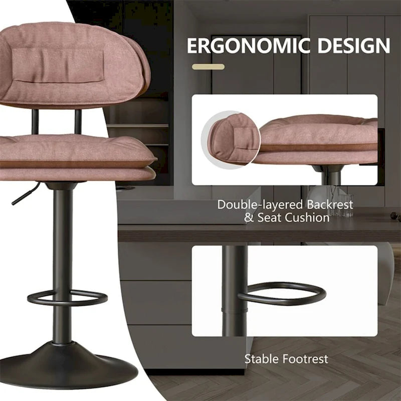Swivel Bar Stool Adjustable Counter Height