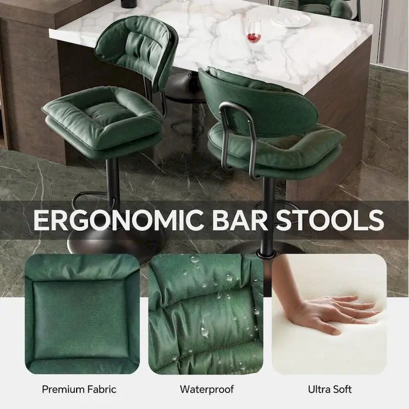 Swivel Bar Stool Adjustable Counter Height