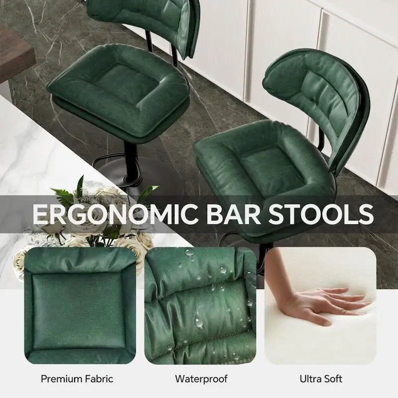 Swivel Bar Stool Adjustable Counter Height