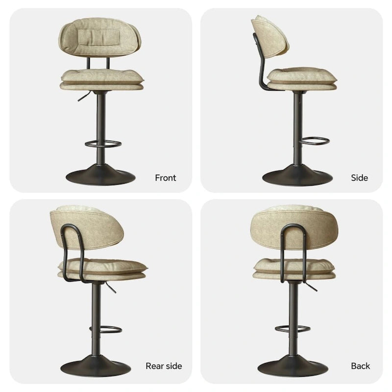 Swivel Bar Stool Adjustable Counter Height